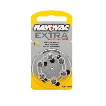 Baterie do naslouchadel Rayovac 10 / PR7 Extra—6 ks