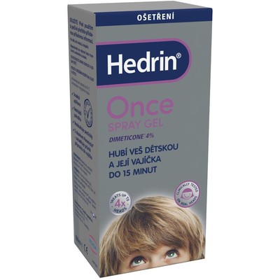 Hedrin Once Spray Gel—100 ml