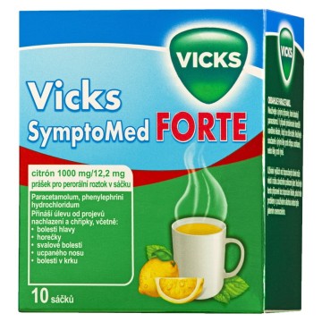 Vicks SymptoMed Forte citron—10 sáčků