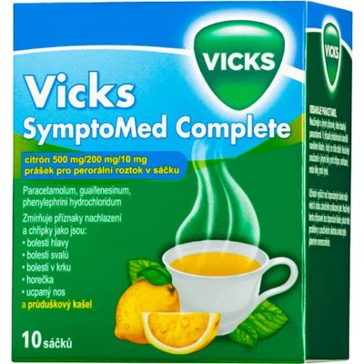 Vicks Symptomed Complete citron—10 sáčků