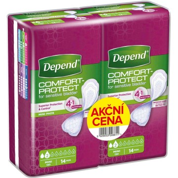 Inkontinenční vložky DEPEND Mini Duopack—2x14ks