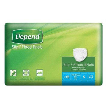 Absorpční kalhotky DEPEND NORMAL S—boky 50-80 cm, 2084ml, 15ks