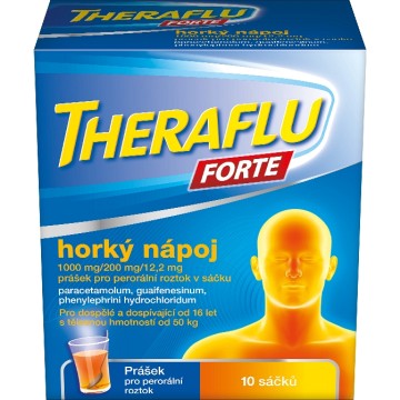 Theraflu Forte Horký nápoj—10 sáčků