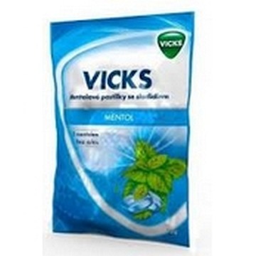 Vicks mentolové pastilky se sladidlem —72 g