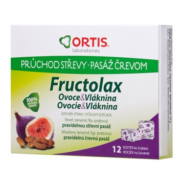 Ortis Fructolax—12 žvýkacích kostek