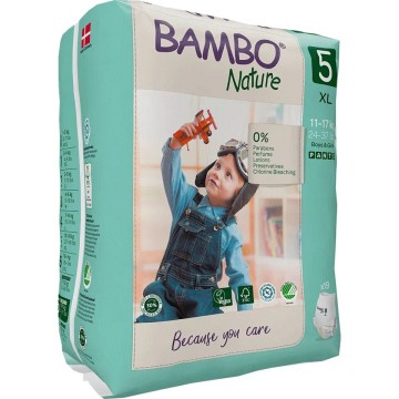 Bambo Nature Pants 5 XL 12-18 kg—plenkové kalhotky 19 ks