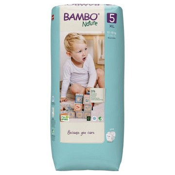 Bambo Nature Pants 5 XL 12-18 kg—plenkové kalhotky 44 ks