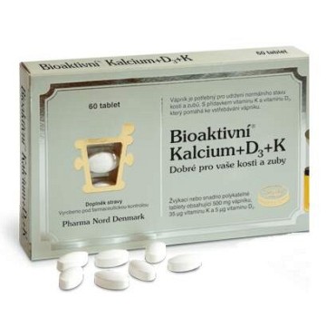 Bioaktivní Kalcium+D3+K1+K2—60 tablet