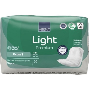 Inkontinenční vložky ABENA LIGHT EXTRA 3—savost 500ml,10ks