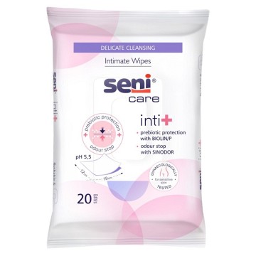 Seni Care Intimní vlhčené ubrousky Inti+—20 ks