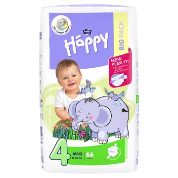 Dětské pleny Happy Maxi—66ks