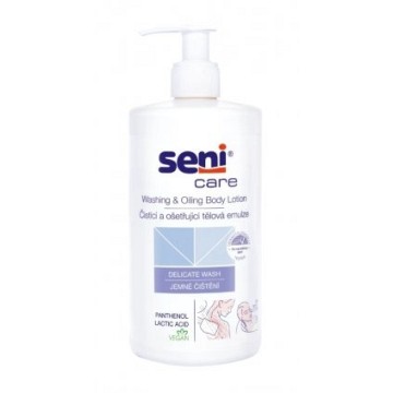 Seni Care Čistící a ošetřující tělová emulze—500 ml