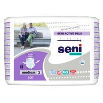 Absorpční kalhotky Seni Active Plus M—natahovací, boky 80-110cm, savost 2000ml, 10ks