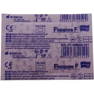 Fixopore F 5x7.2cm á 1ks sterilní náplast