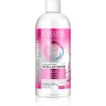 EVELINE FaceMed+ hyaluronová micelární voda—400 ml