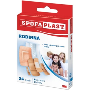 Spofaplast 601 3M Rodinná Mix —24 ks