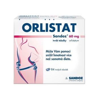 Orlistat SANDOZ 60mg—84 tvrdých tobolek