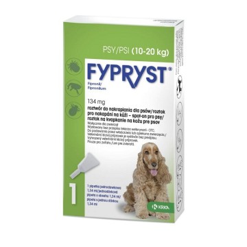 Fypryst Dogs 1 x 1.34 ml spot-on pro psy—pro střední psy 10 - 20 kg