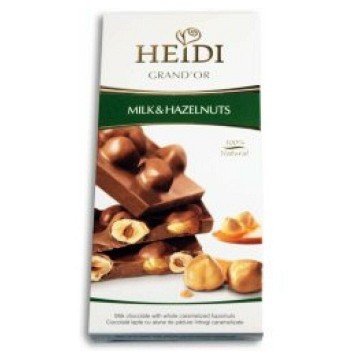 Čokoláda HEIDI GrandOr Milk&Hazelnuts—100g