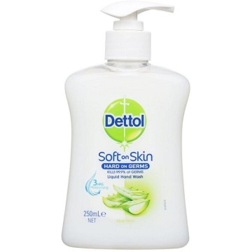 Dettol Tekuté mýdlo Aloe Vera a vitamín E—250 ml