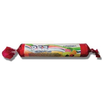 PEZ Hroznový cukr Tutti Frutti s vitamínem C—39 g