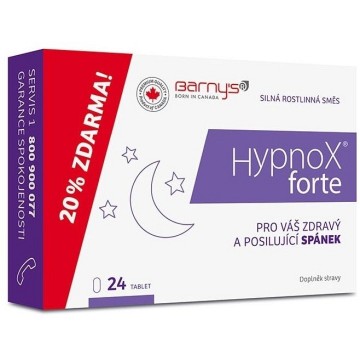 Barnys HypnoX forte—20 tablet + 20% ZDARMA