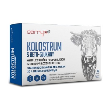 Barny´s Kolostrum s beta-glukany—30 tobolek