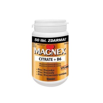 Magnex Citrate 375 mg+B6—150 tablet