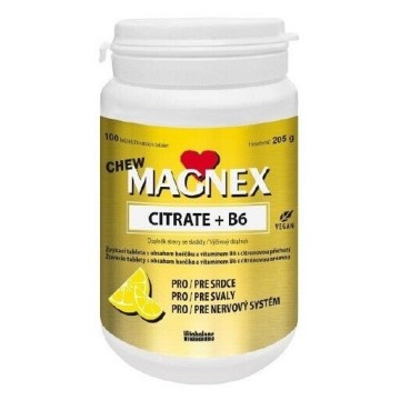 Magnex Citrate 375mg+B6 chew—100 tablet