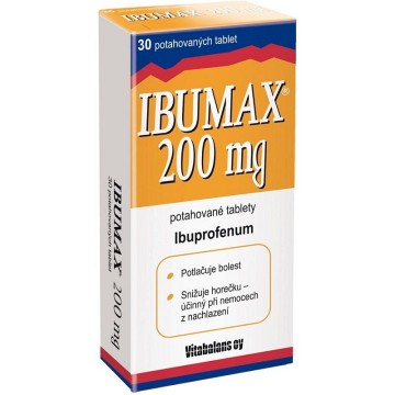 IbuMax 200 mg—30 potahovaných tablet