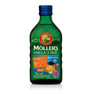 Mollers Omega 3 Ovocná příchuť—250 ml