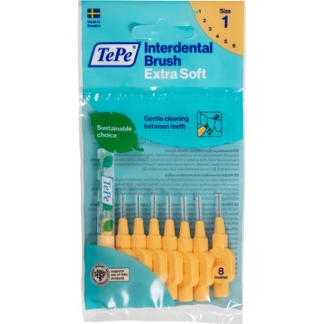 TePe ExtraSoft mezizubní kartáčky—oranžové 0.45mm, 8 ks