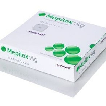 Mepilex Krytí antimikrobiální—10x10cm se silikonovu vrstvou