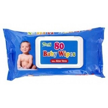 Ubrousky dětské hygienické Baby Wipes Aloe Vera—80 ks