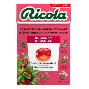 Ricola Brusinka bez cukru—40 g