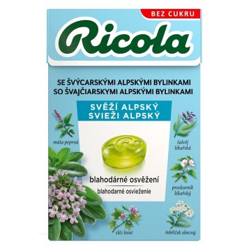 Ricola Svěží alpský bez cukru—40 g