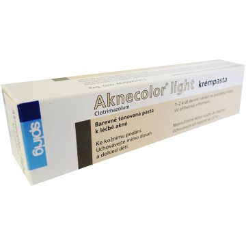 Aknecolor light Krémpasta 1%—kožní pasta 30 g