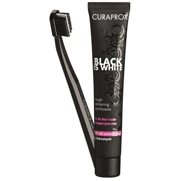 Curaprox Black is White set —ZP 90 ml + ZK CS 5460