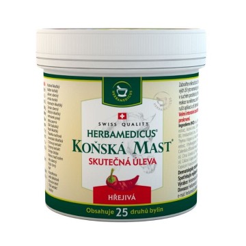 Koňská mast hřejivá—250 ml