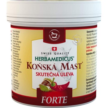 Koňská mast forte hřejivá—500 ml