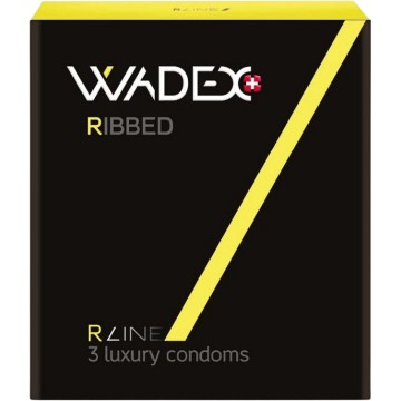 Kondom WADEX Ribbed—3 ks