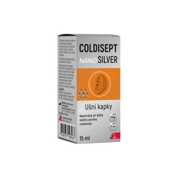 Coldisept nanoSilver ušní kapky—15ml