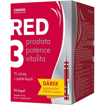 Cemio RED3—90 tobolek dárek 2018