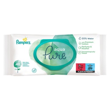 Pampers vlhčené ubrousky Aqua Pure—48 ks