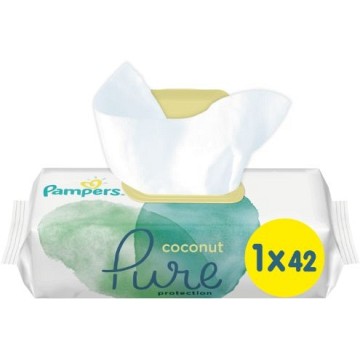 Pampers vlhčené ubrousky Coconut Pure—42 ks