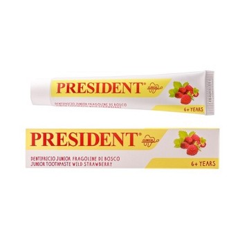 PresiDent Zubní Gel Pasta pro děti 6+ Jahoda—50 ml