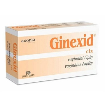 Ginexid Vaginální čípky—10x2 g