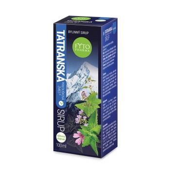 Tatranská průdušková směs—bylinný sirup, 100 ml