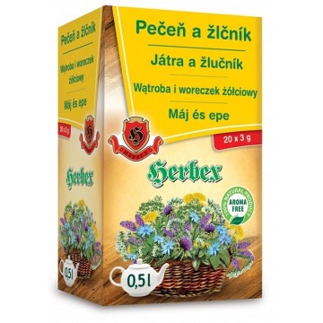 Herbex Játra a žlučník—20x 3 g