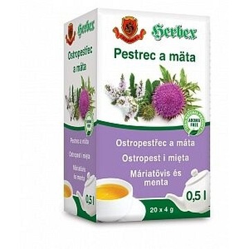 Herbex Ostropestřec a máta—20x 4 g